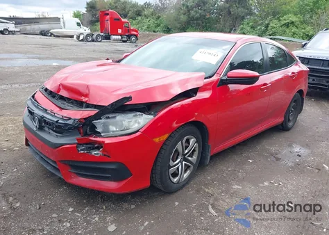 2016 Honda Civic Lx z USA, uszkodzony, nr VIN 2HGFC2F54GH544704